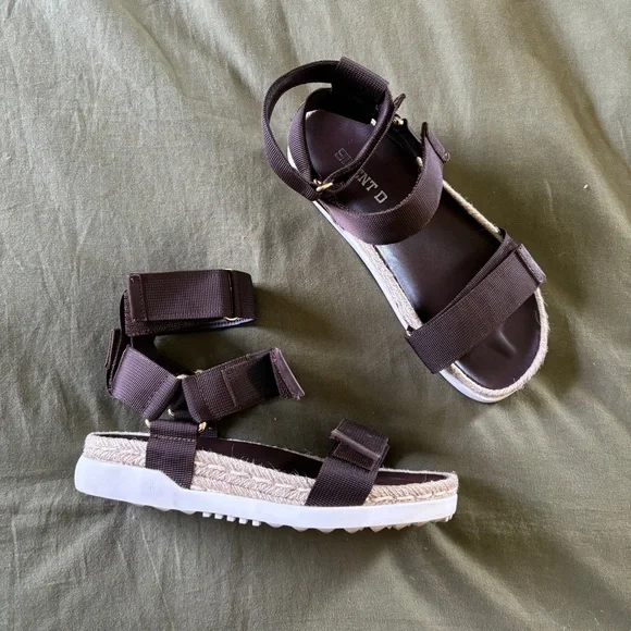 Silent D | Anthropologie Trevor gladiator sandals in brown - Picture 2 of 9